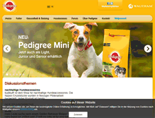 Tablet Screenshot of pedigree.ch