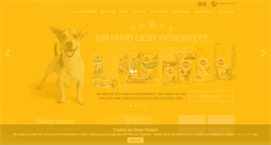 Desktop Screenshot of pedigree.de