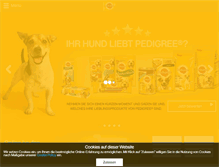 Tablet Screenshot of pedigree.de
